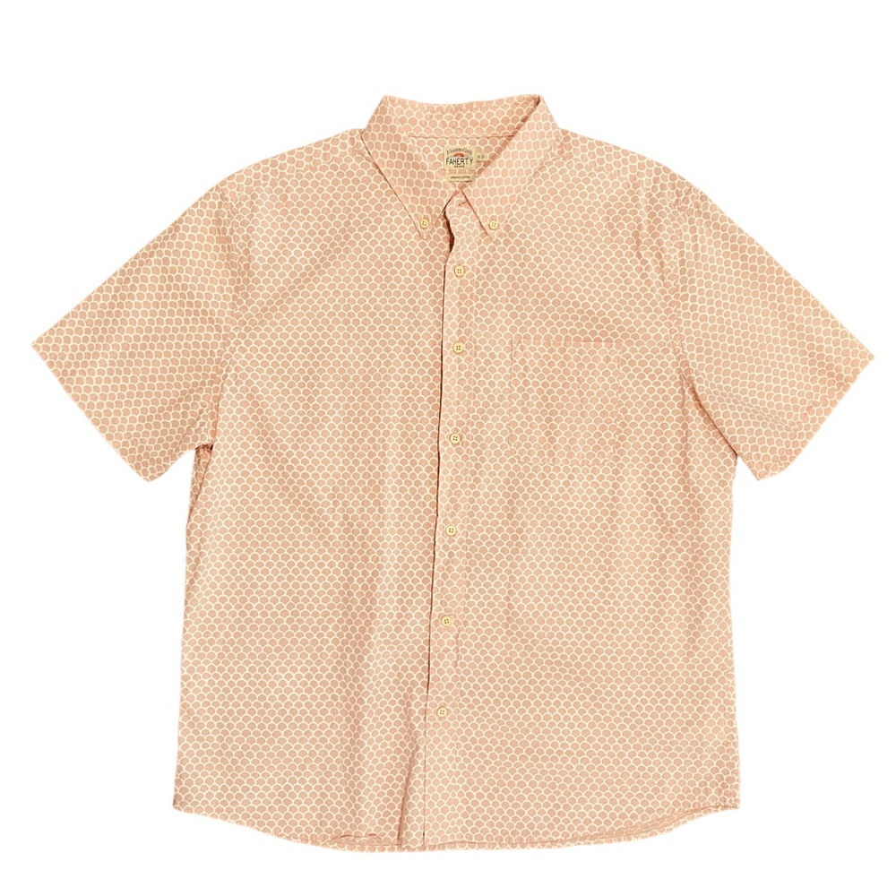 Faherty Light Pink Patterned Button Down Shirt - image 8